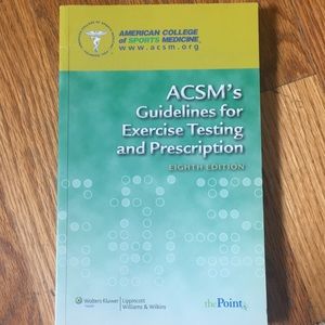 ACSM’s Guidelines for Exercise Testing book